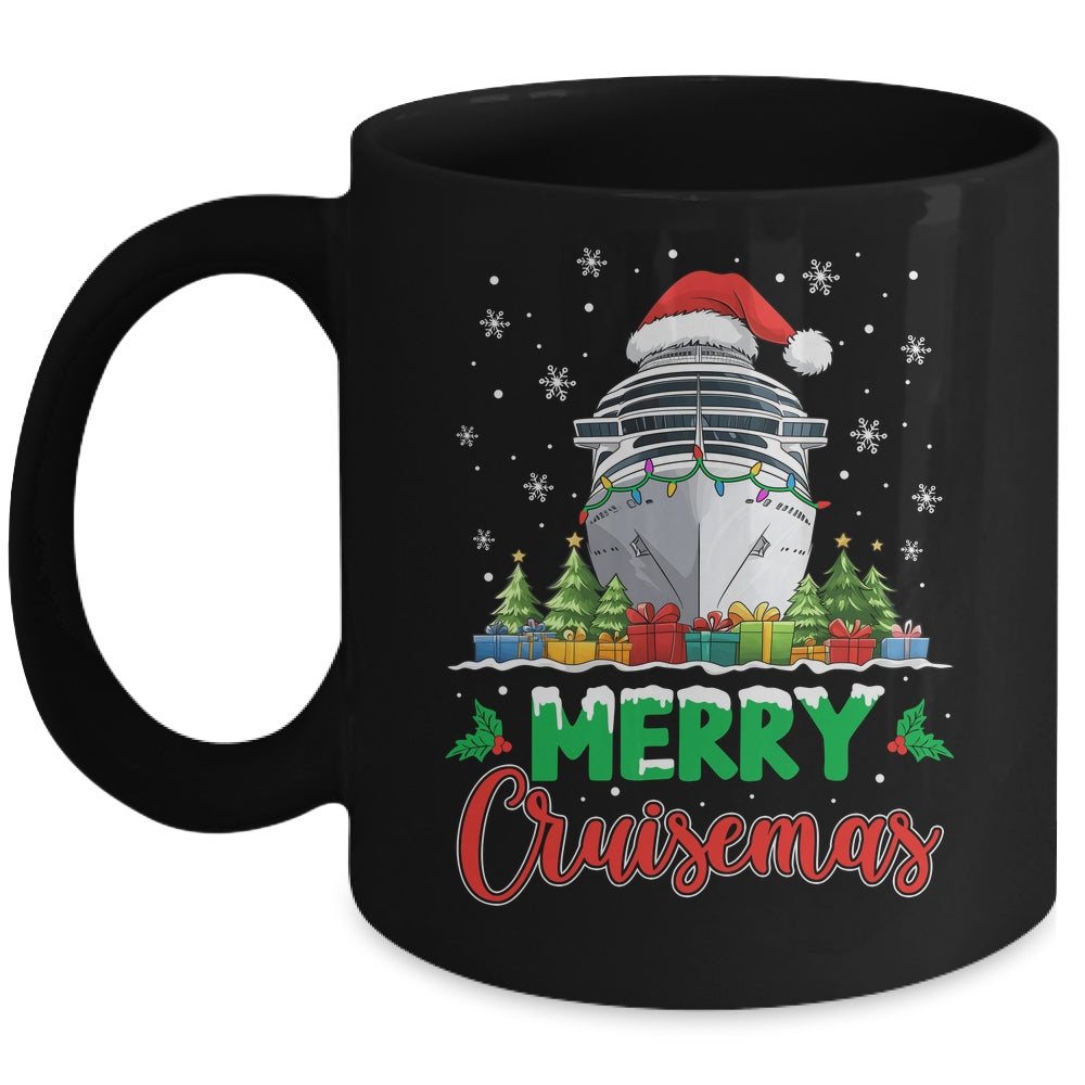 Merry Cruisemas Funny Vacation Cruise Ship Christmas Holiday Mug | siriusteestore