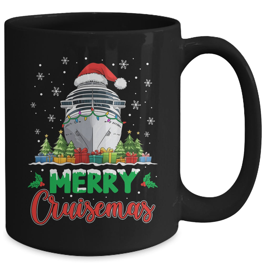 Merry Cruisemas Funny Vacation Cruise Ship Christmas Holiday Mug | siriusteestore