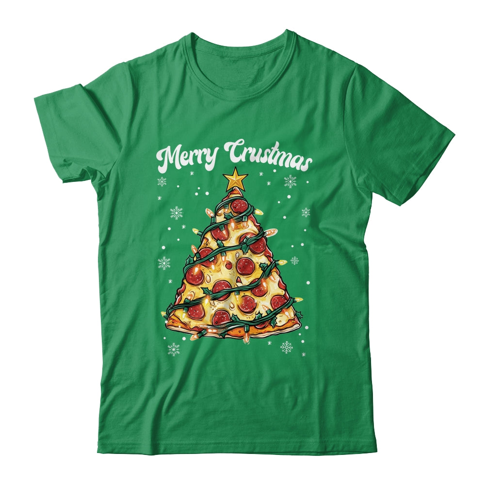 Merry Crustmas Pizza Christmas Tree Xmas Kids Men Women Shirt & Sweatshirt | siriusteestore