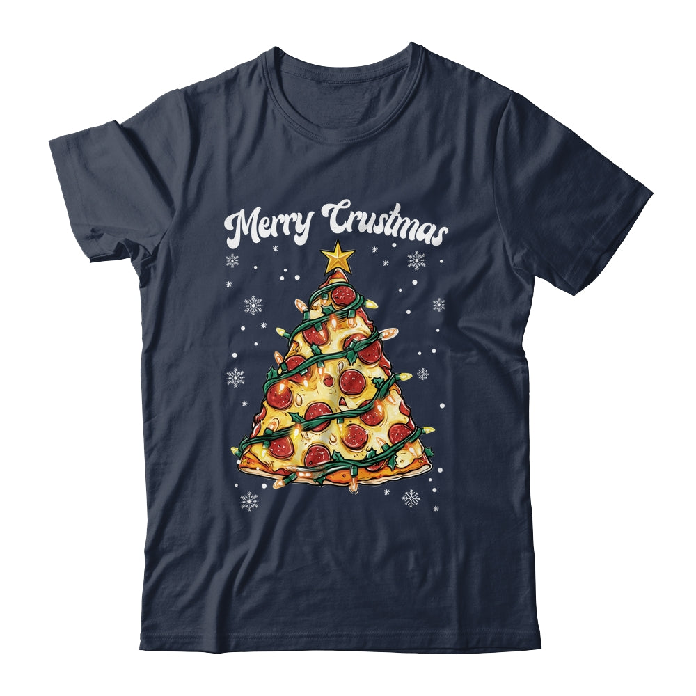 Merry Crustmas Pizza Christmas Tree Xmas Kids Men Women Shirt & Sweatshirt | siriusteestore
