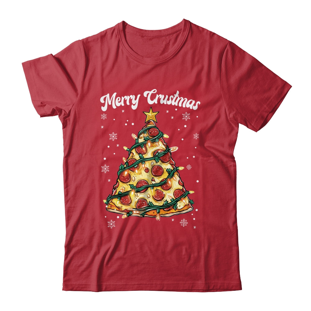 Merry Crustmas Pizza Christmas Tree Xmas Kids Men Women Shirt & Sweatshirt | siriusteestore