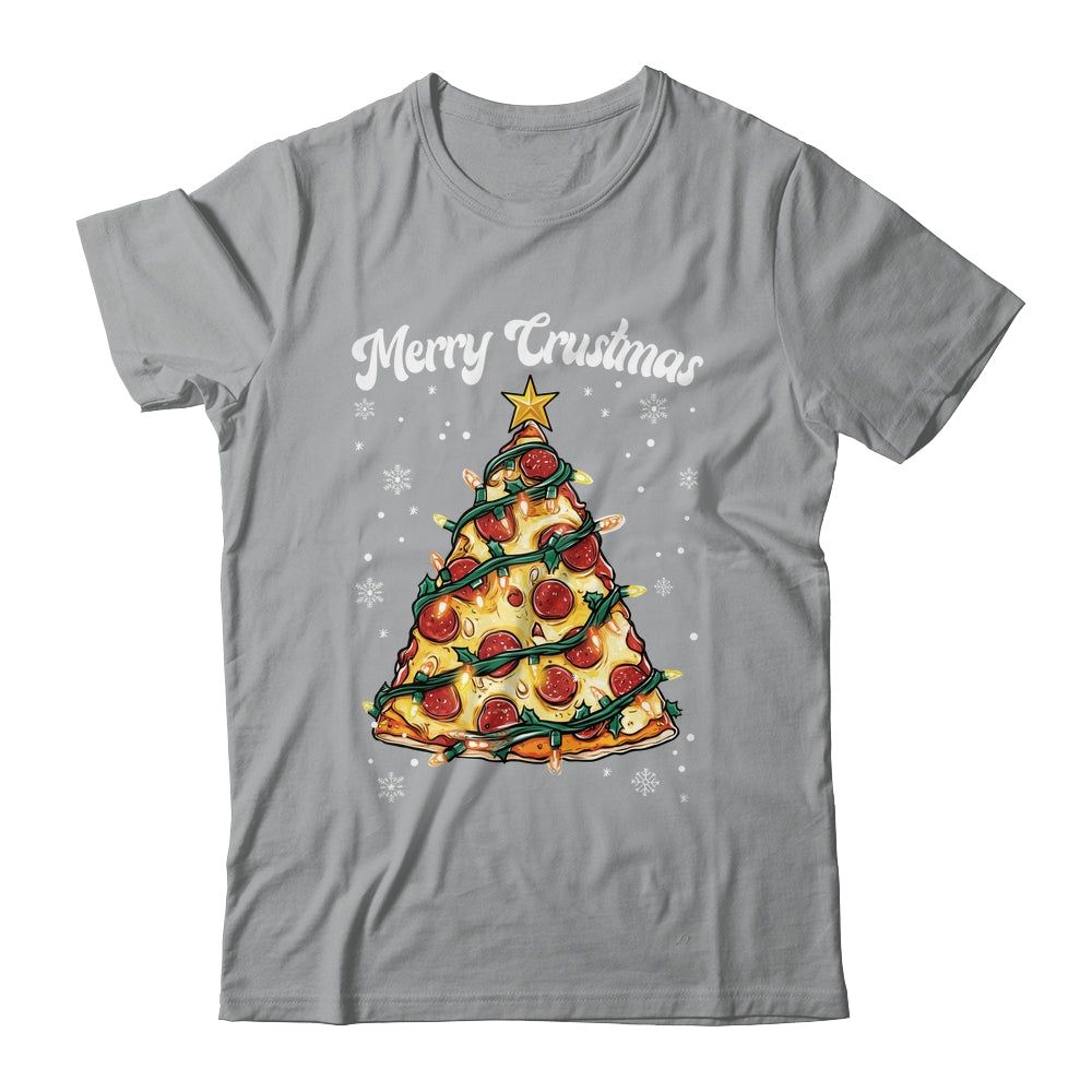Merry Crustmas Pizza Christmas Tree Xmas Kids Men Women Shirt & Sweatshirt | siriusteestore