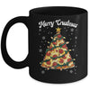 Merry Crustmas Pizza Christmas Tree Xmas Kids Men Women Mug | siriusteestore