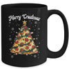 Merry Crustmas Pizza Christmas Tree Xmas Kids Men Women Mug | siriusteestore