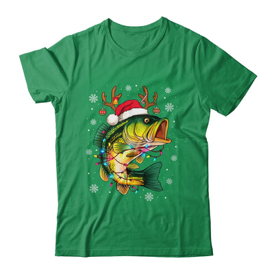 Merry Fishmas Santa Fishing Funny Fisherman Lovers Christmas Shirt & Sweatshirt | siriusteestore