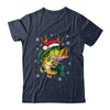 Merry Fishmas Santa Fishing Funny Fisherman Lovers Christmas Shirt & Sweatshirt | siriusteestore