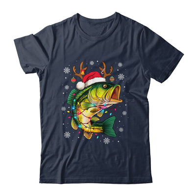 Merry Fishmas Santa Fishing Funny Fisherman Lovers Christmas Shirt & Sweatshirt | siriusteestore