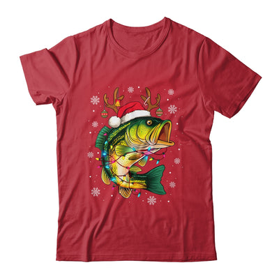 Merry Fishmas Santa Fishing Funny Fisherman Lovers Christmas Shirt & Sweatshirt | siriusteestore