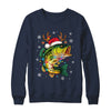 Merry Fishmas Santa Fishing Funny Fisherman Lovers Christmas Shirt & Sweatshirt | siriusteestore