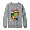 Merry Fishmas Santa Fishing Funny Fisherman Lovers Christmas Shirt & Sweatshirt | siriusteestore