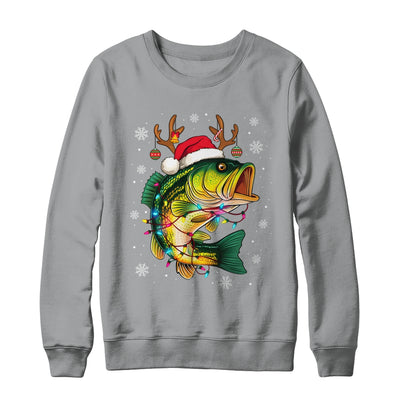 Merry Fishmas Santa Fishing Funny Fisherman Lovers Christmas Shirt & Sweatshirt | siriusteestore