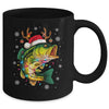 Merry Fishmas Santa Fishing Funny Fisherman Lovers Christmas Mug | siriusteestore