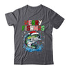 Merry Fishmas Santa Fishing Lovers Funny Fisherman Christmas Shirt & Sweatshirt | siriusteestore