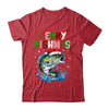 Merry Fishmas Santa Fishing Lovers Funny Fisherman Christmas Shirt & Sweatshirt | siriusteestore