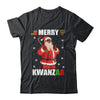 Merry Kwanzaa Santa Black Christmas African American Shirt & Sweatshirt | siriusteestore