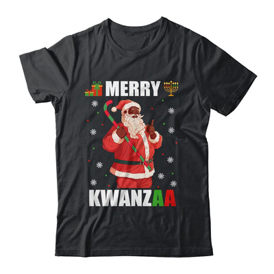 Merry Kwanzaa Santa Black Christmas African American Shirt & Sweatshirt | siriusteestore