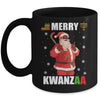 Merry Kwanzaa Santa Black Christmas African American Mug | siriusteestore