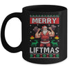 Merry Liftmas Santa Claus Fitness Gym Christmas Ugly Mug | siriusteestore