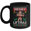 Merry Liftmas Ugly Christmas Miss Santa Gym Workout Mug | siriusteestore