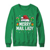 Merry Mail Lady Christmas Santa Postal Worker Mail Carrier Shirt & Sweatshirt | siriusteestore