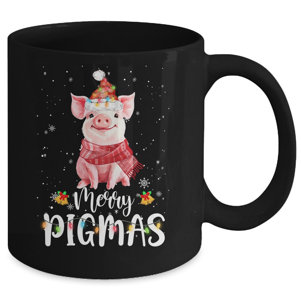 Merry Pigmas Funny Pig Christmas Pajama For Pig Lover Mug | siriusteestore