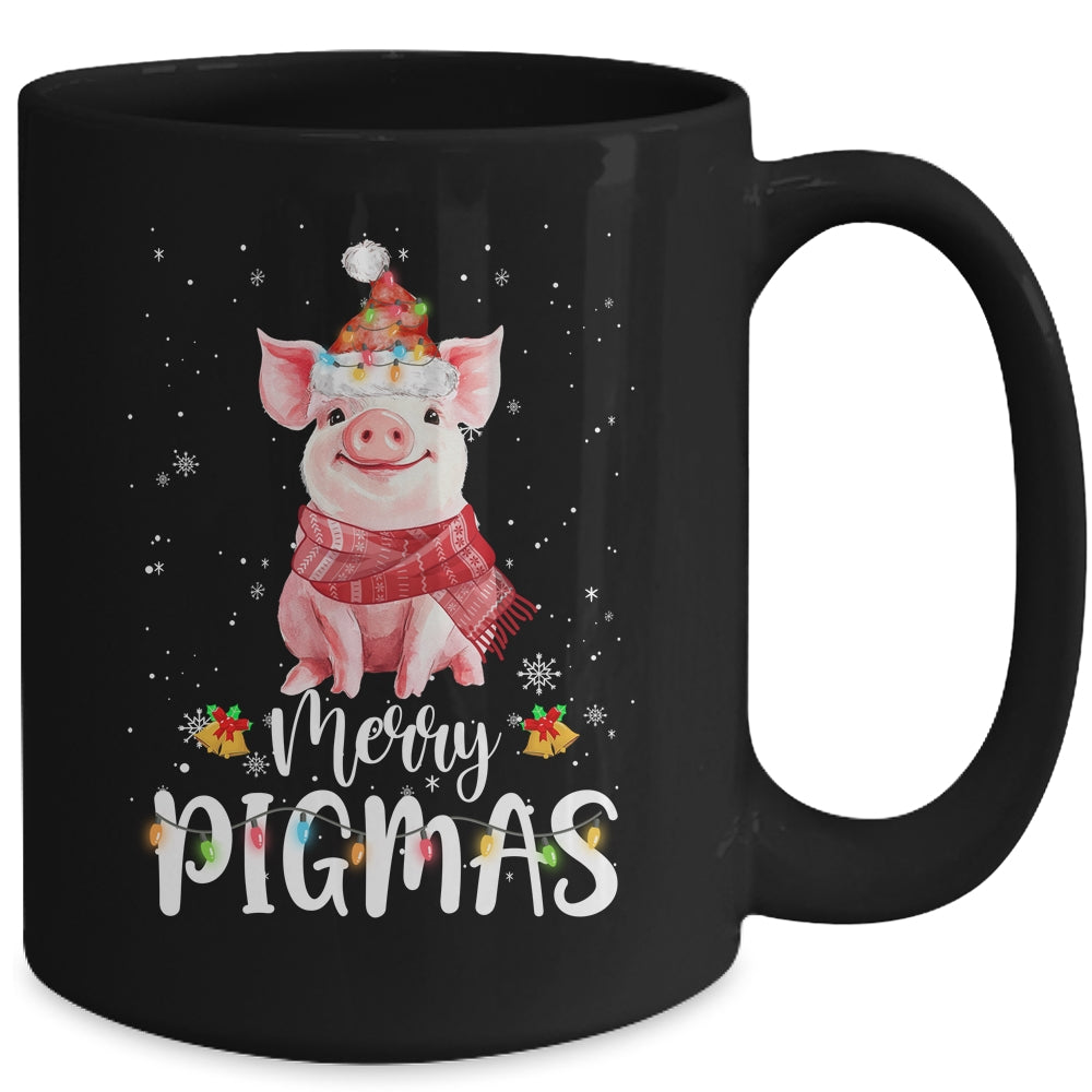 Merry Pigmas Funny Pig Christmas Pajama For Pig Lover Mug | siriusteestore
