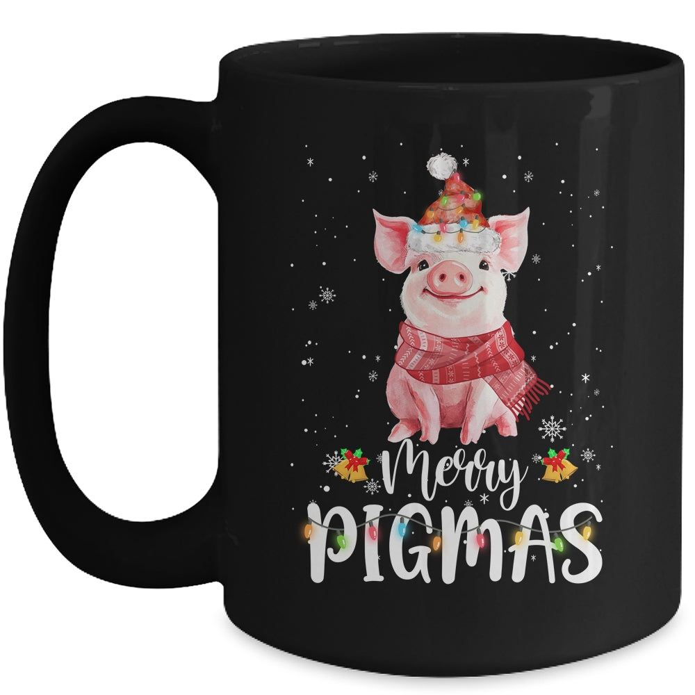 Merry Pigmas Funny Pig Christmas Pajama For Pig Lover Mug | siriusteestore