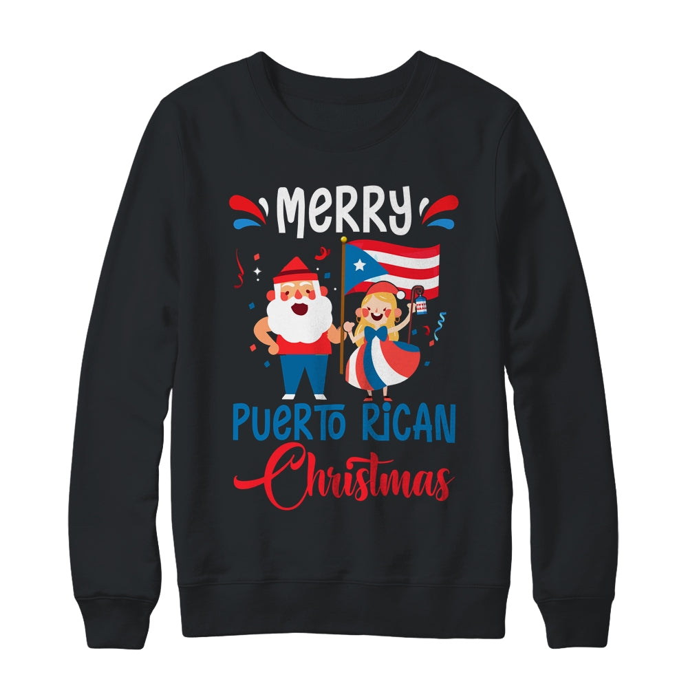 Merry Puerto Rican Christmas Puerto Rico Christmas Shirt & Sweatshirt | siriusteestore