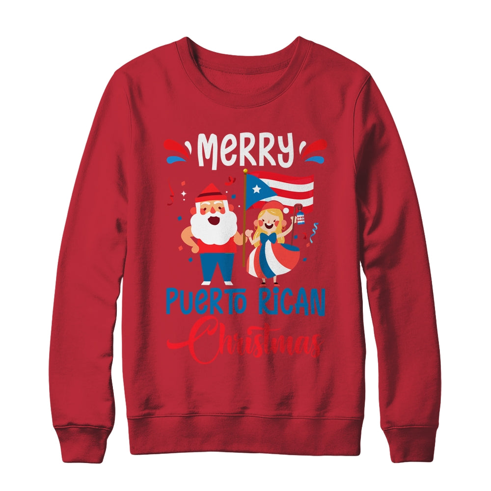 Merry Puerto Rican Christmas Puerto Rico Christmas Shirt & Sweatshirt | siriusteestore