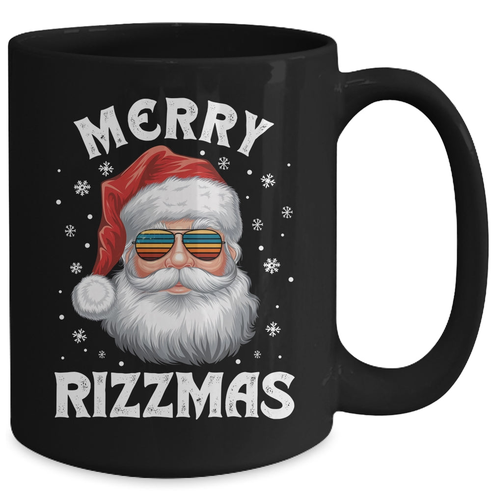Merry Rizzmas Funny Christmas Santa Claus Kids Teens School Mug | siriusteestore