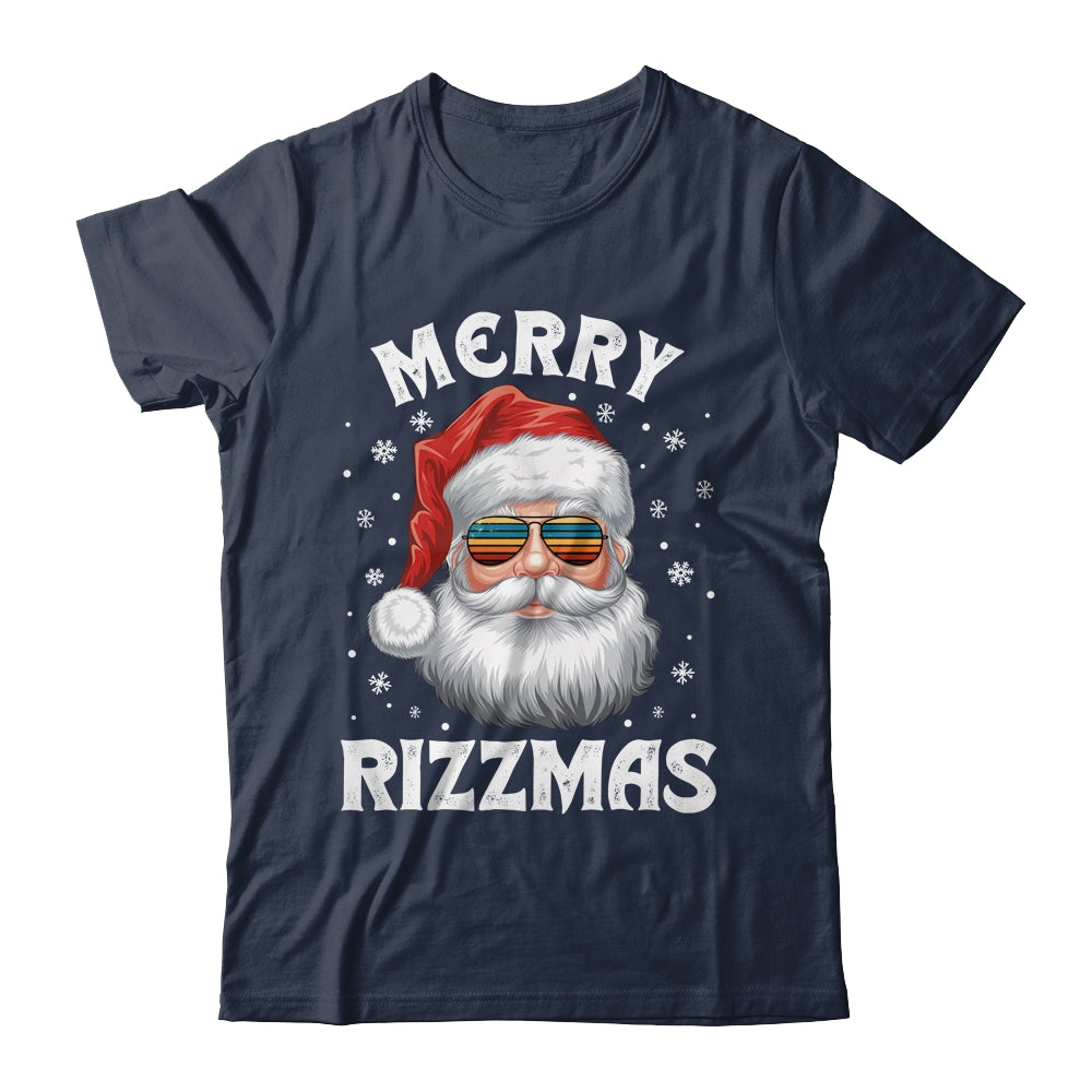 Merry Rizzmas Funny Christmas Santa Claus Kids Teens School Shirt & Sweatshirt | siriusteestore
