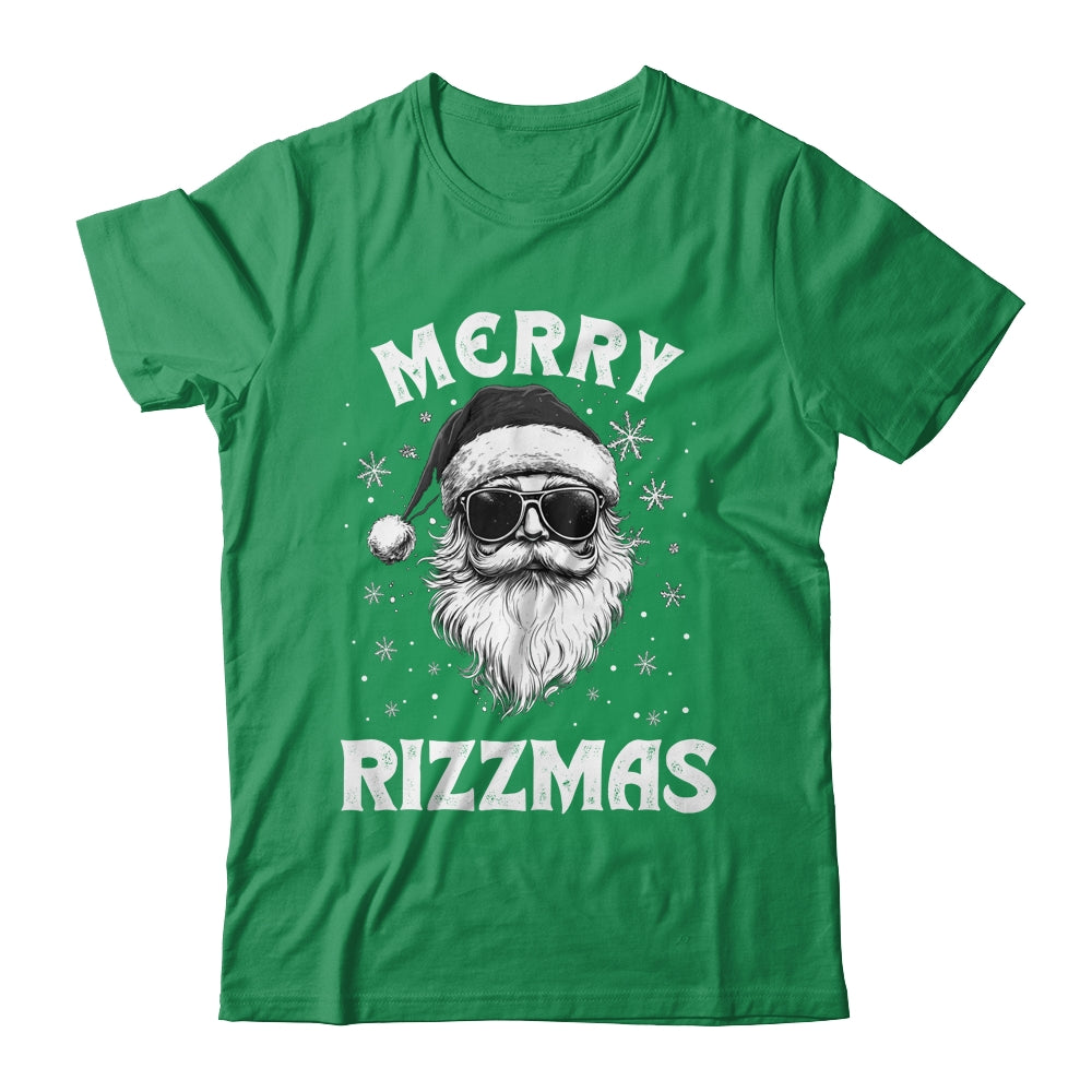 Merry Rizzmas Kids Teens School Funny Christmas Santa Claus Shirt & Sweatshirt | siriusteestore