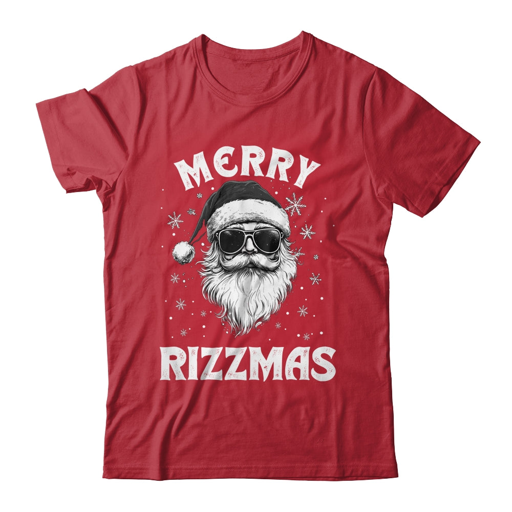 Merry Rizzmas Kids Teens School Funny Christmas Santa Claus Shirt & Sweatshirt | siriusteestore