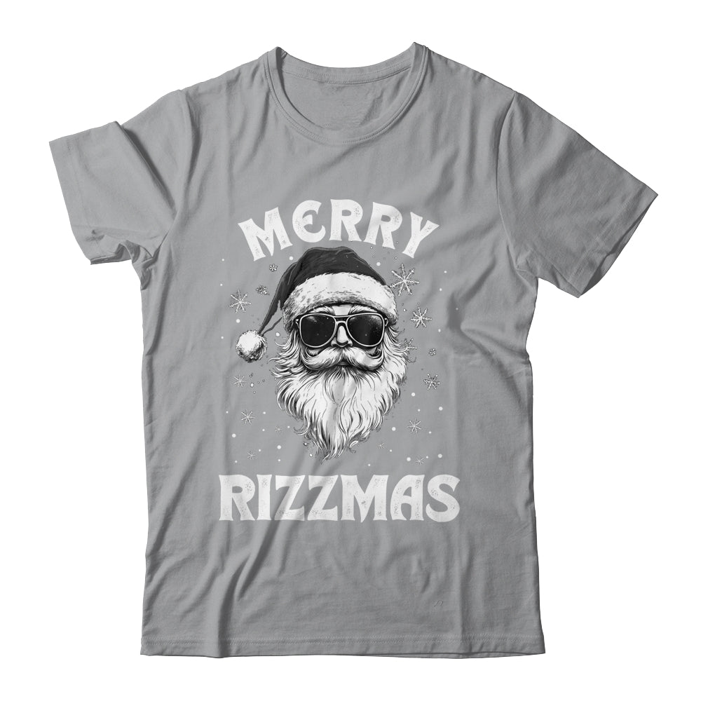 Merry Rizzmas Kids Teens School Funny Christmas Santa Claus Shirt & Sweatshirt | siriusteestore