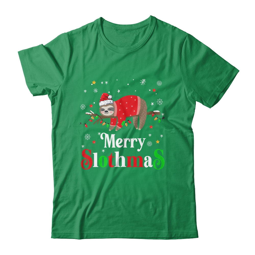 Merry Slothmas Sloth Xmas Merry Christmas For Sloth Lovers Shirt & Sweatshirt | siriusteestore