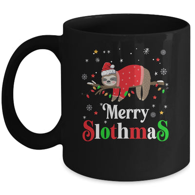 Merry Slothmas Sloth Xmas Merry Christmas For Sloth Lovers Mug | siriusteestore