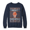 Merry Swishmas Xmas Ugly Christmas Basketball Lover Men Shirt & Sweatshirt | siriusteestore
