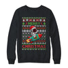 Merry Ugly Christmas Santa Hat Astronaut Riding Rocket Xmas Shirt & Sweatshirt | siriusteestore