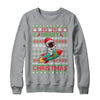 Merry Ugly Christmas Santa Hat Astronaut Riding Rocket Xmas Shirt & Sweatshirt | siriusteestore