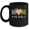 Messy Bun Mom Of Both Baseball Softball Mom Mothers Day Mug | siriusteestore