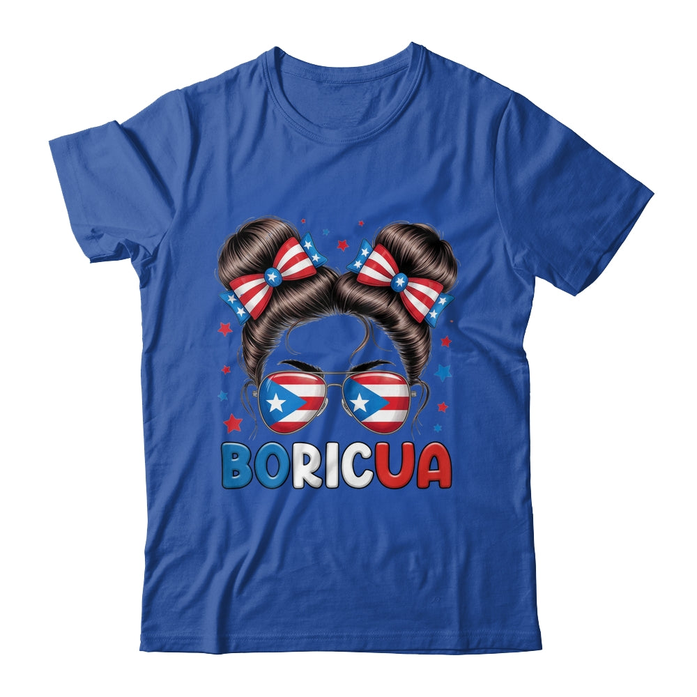 Messy Bun Puerto Rican Boricua Puerto Rico Hispanic Heritage Shirt & Tank Top | siriusteestore