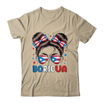 Messy Bun Puerto Rican Boricua Puerto Rico Hispanic Heritage Shirt & Tank Top | siriusteestore