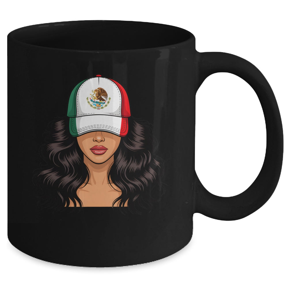 Mexican Girl Mexico Flag Proud Mexican Women Mug | siriusteestore