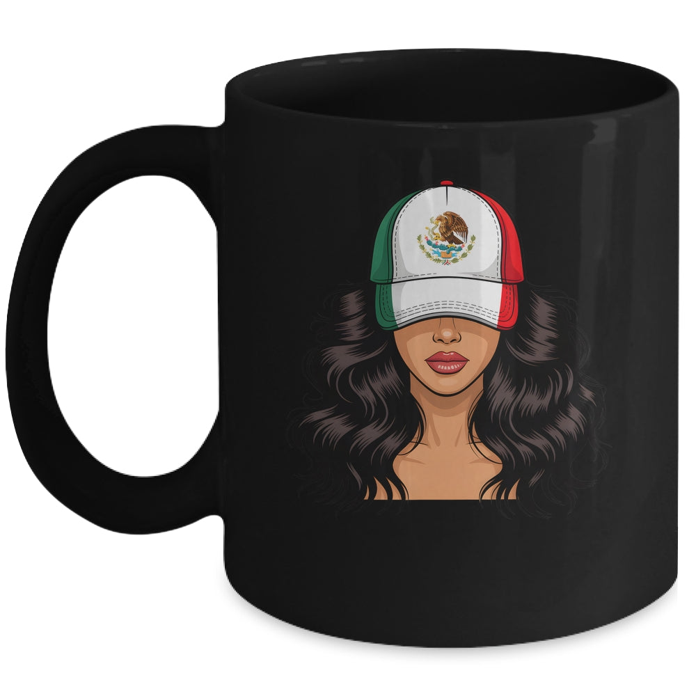 Mexican Girl Mexico Flag Proud Mexican Women Mug | siriusteestore