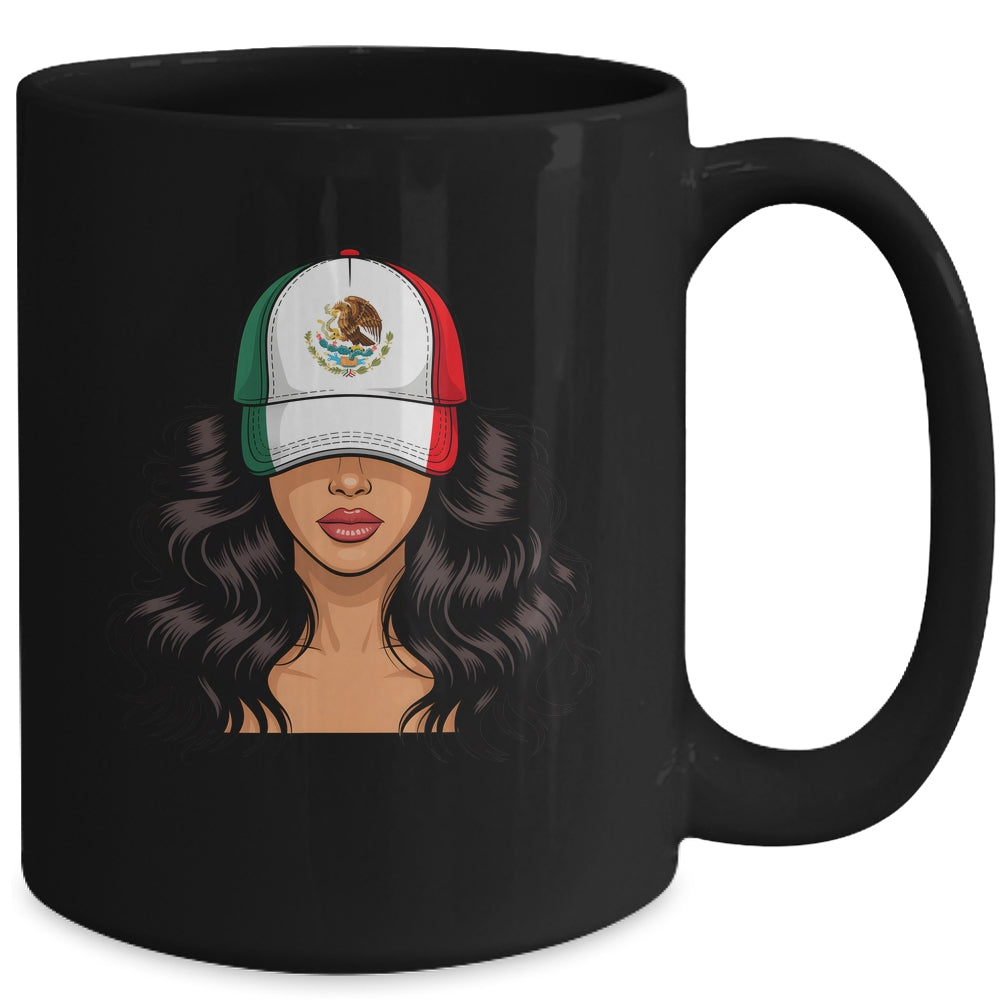 Mexican Girl Mexico Flag Proud Mexican Women Mug | siriusteestore