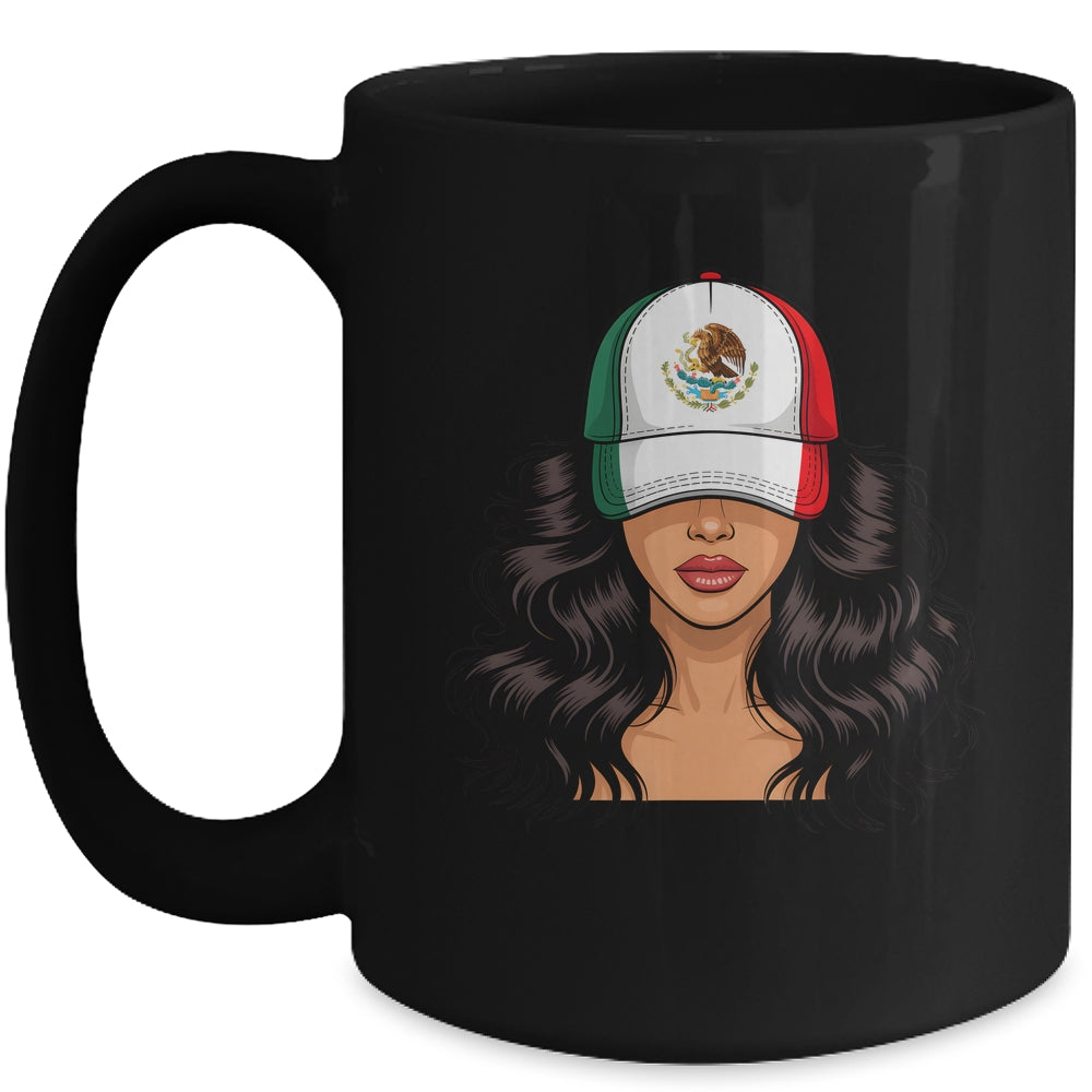 Mexican Girl Mexico Flag Proud Mexican Women Mug | siriusteestore