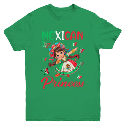 Mexican Princess Flag Latina Mexicana For Girls Kids Youth Shirt | siriusteestore
