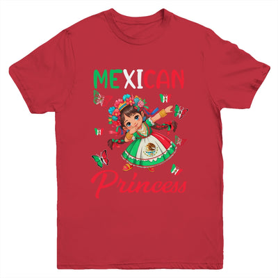 Mexican Princess Flag Latina Mexicana For Girls Kids Youth Shirt | siriusteestore