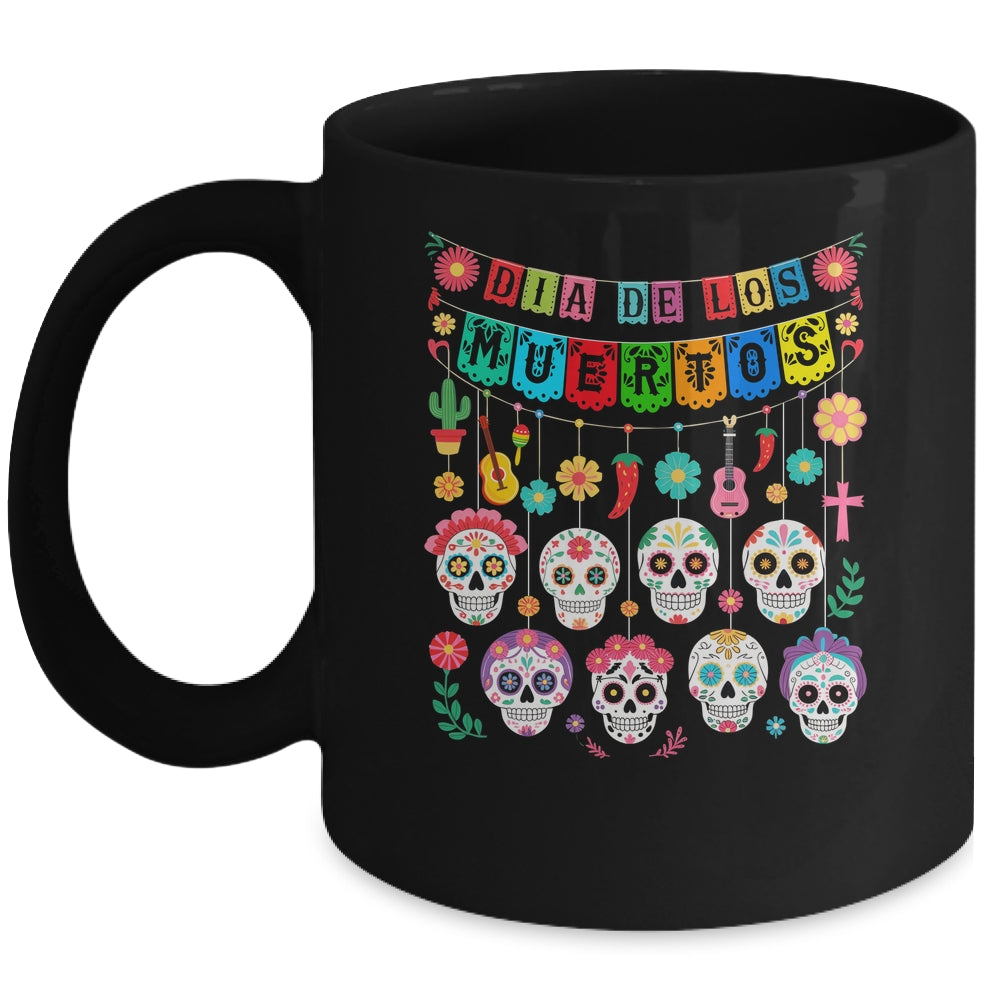 Mexico Dia De Los Muertos Funny Day Of Dead Hanging Skulls Mug | siriusteestore