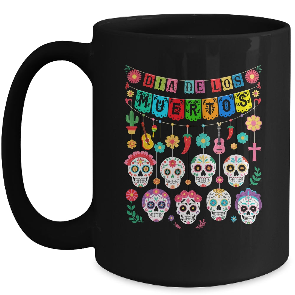 Mexico Dia De Los Muertos Funny Day Of Dead Hanging Skulls Mug | siriusteestore